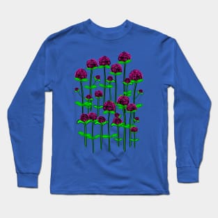 Globe amaranth flowers Long Sleeve T-Shirt